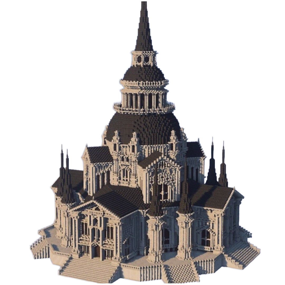 Minecraft community-created structure 1